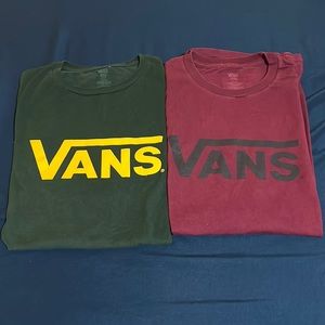 2 Vans Logo T-Shirts